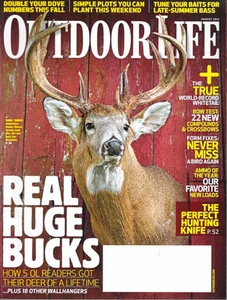 Outdoor Life Magazin August 2012 Real Huge Bucks Weltrekord Weißschwanz - Bild 1 von 1