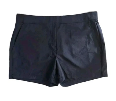 JONES & CO talla XL JONES NEW YORK AZUL MARINO ELÁSTICO ELEGANTE PANTALONES CORTOS CON BOLSILLOS  Foto 1 de 4