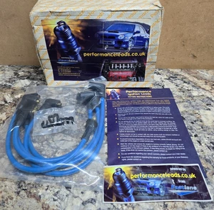 Classic Mini - 8mm Blue - High Performance Silicone HT Plug Lead set - Picture 1 of 6