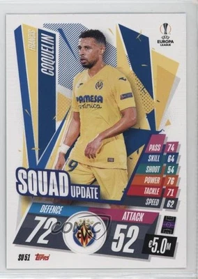2020-21 Topps Match Attax UCL Extra Squad Update Francis Coquelin #SU51 - Image 1 of 2