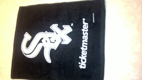 Set of 3 Chicago white Sox black rally towel 5/20/13 SGA Free Fast Shipping Cover