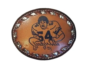 Vintage '70s DALLAS COWBOYS Belt BUCKLE Leather WHITE BUCKSTITCHING 24 different - Picture 1 of 48