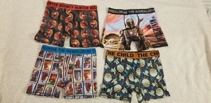 Star Wars The Mandalorian Boys Underwear x 4 Size 10 New Free S/H - Picture 1 of 5