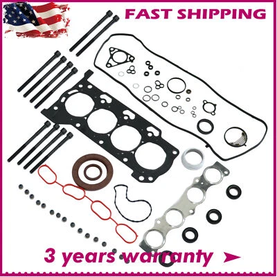 Gasket Set Head Bolts For 2010-2015 Toyota Prius Lexus CT200H 1.8 2ZRFXE w — 第 1/4 张图片