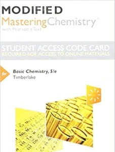 Modified Mastering Chemistry with Pearson eText Basic Chemistry 5th Access Code - Bild 1 von 1