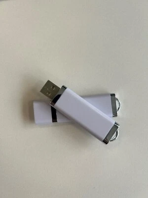 White USB Memory Stick- Wholesale Bulk Pack Flash USB Drive 2/4/8GB - Image 1 of 3