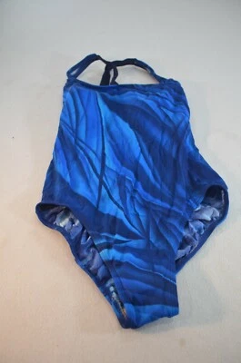 Traje de baño Beach Native para mujer talla 10 azul Foto 1 de 4