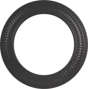 IMPERIAL BM0094 6 INCH BLACK STOVE PIPE HEAVY 24 GAUGE COLLAR TRIM RING 0366716 - Picture 1 of 1