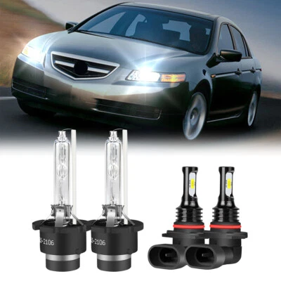 Faros antiniebla LED de haz alto bajo para Acura TL 2004 2005 2006 - faros delanteros HID Foto 1 de 4