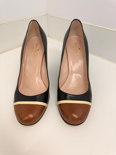 Scarpe da donna Kate Spade New York eleganti con zeppa e tacco in pelle UK 6 41EU
