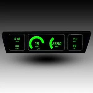 LS Swap 77-90 Chevy Impala / Caprice Digital Gauge Cluster Green LED Made In USA - Picture 1 of 12