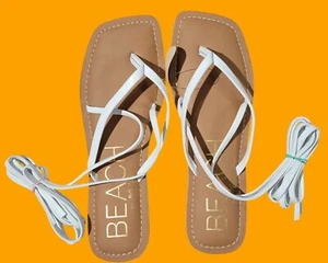 Beach By Matisse Bocas Womens White Sandals Size 7M NWT - Picture 1 of 6