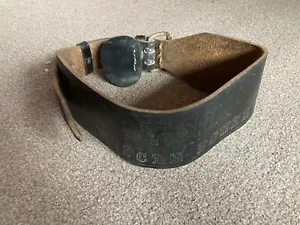 Old Leather York Muscle Power Belt - Imagen 1 de 10