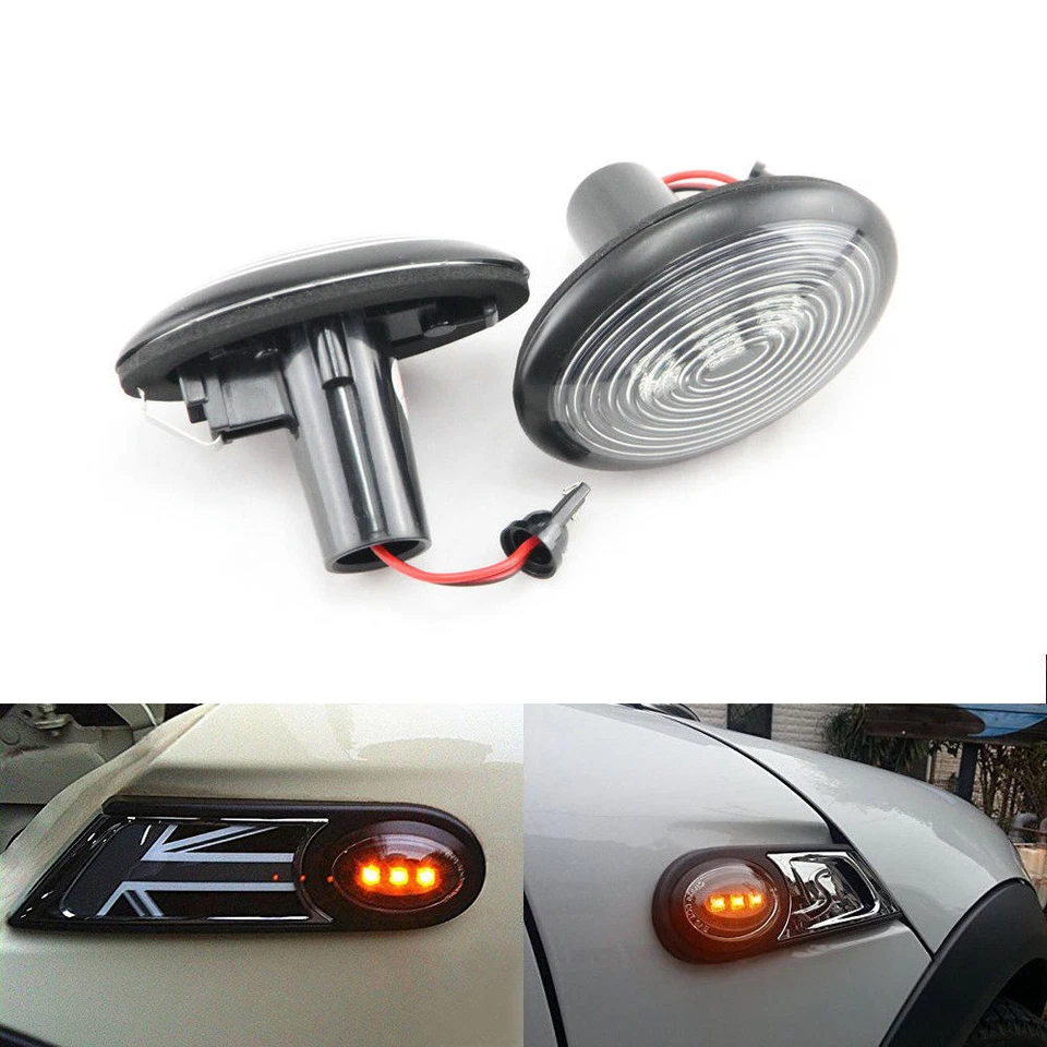 Luz de giro LED intermitente lateral iluminación para MINI R56 R58 Coupe R59 Roadster - Imagen 1 de 4