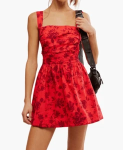 FREE PEOPLE Meet Me in Maui Minidress Size Medium NWOT - Picture 1 of 7