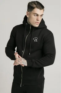 Herren Freizeit Hoodie Sweatshirt Kapuzenreißverschluss Mantel Oberteil bestickt HD05 - Bild 1 von 6