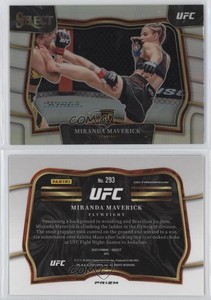 2023 Panini Select UFC Octagonside Silver Prizm Miranda Maverick #293 Rookie RC