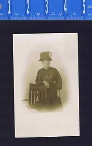What a HAT!!! Stylish Eldery Lady Real Photo RPPC Postcard c1907 - Picture 1 of 2