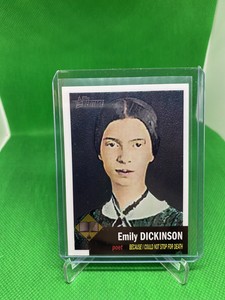Emily Dickinson 2009 Topps Heritage Chrome /1776