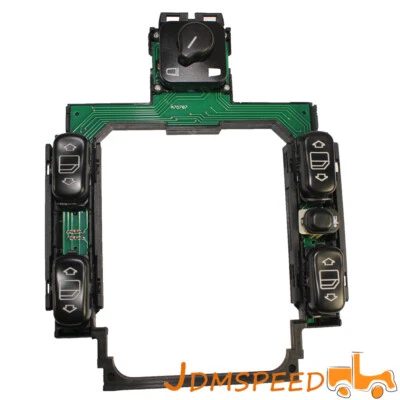 Interruptor maestro de ventana eléctrica y espejo montado en consola para MB C280 C220 C230 C36AMG Foto 1 de 4