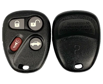 Llavero remoto sin llave OEM 4 botones memoria GM # 2 L2C0005T 12223130-50 Foto 1 de 2