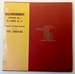 Rachmaninoff Symphony No.1 Op.13 Kurt Sanderling Leningrad Philharmonic USSR LP - Picture 1 of 6