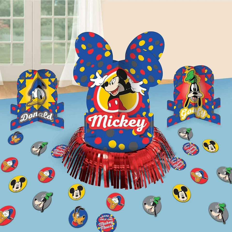 Mickey Mouse Party Table Decoration Set with Pop Ups and 30 Decorations - Image 1 of 1
