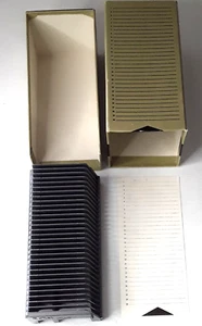 ******* GENUINE ROLLEI SLIDE MAGAZIN 77 (GERMANY) HOLDS 30 2 1/4 SLIDES (POMRO) - Picture 1 of 9