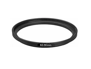 Bower 62mm-58mm Step Down Metal Ring Adapter 62-58mm - Picture 1 of 2