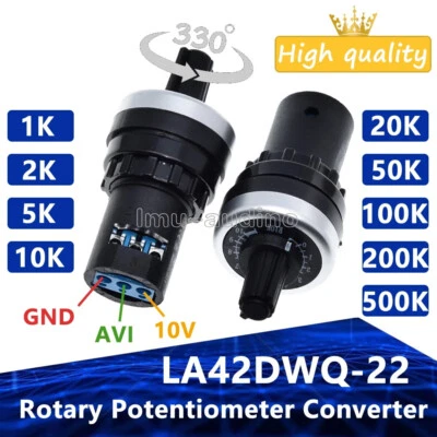 MARKENLOS LA42DWQ-22 Inverter Motor Speed Control Regulator Potentiometer 1K 2K 5K 10/50K