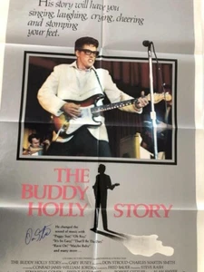The Buddy Holly Story Signed Movie Poster - Autographed by Don Stroud - Rare - Picture 1 of 4