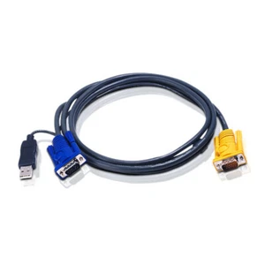 Câble Kvm intelligent Aten 2L5202Up 6 Ps2 vers USB Sphd15M Vga et A - Photo 1/3