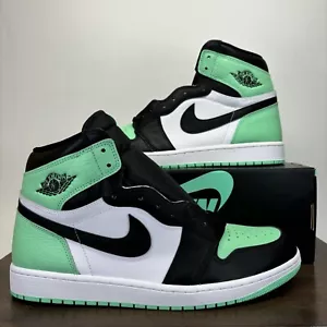 Nike Air Jordan 1 Retro High OG Green Glow White Black DZ5485-130 Men's Size 13 - Picture 1 of 9