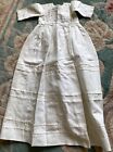 Antique Finest Christening Gown For Bisque Doll Or Early Doll