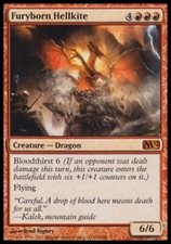 Mrm fr/vf tescouflenfer born of fury-furyborn hellkite mtg magic m12