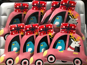  New holiday Kids reindeer penguin Wondershop Melamine Car Plate (11" x 9")  - Picture 1 of 5