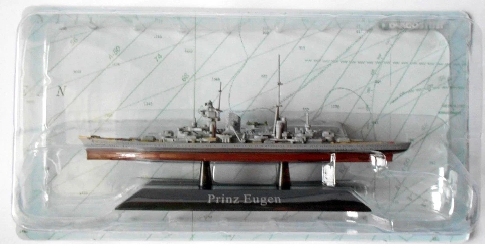  DIE CAST NAVI DA GUERRA -  Prinz Eugen - Incrociatore Pesante Scala 1:1250 [10] - Immagine 1 di 1