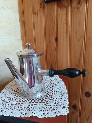 ANCIENNE VERSEUSE  CHOCOLATIÈRE EN METAL ARGENTE CHRISTOFLE - Photo 1/4