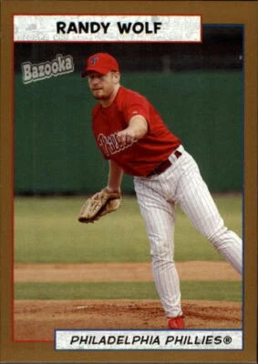 2005 Bazooka Gold Chunks #156 Randy Wolf - NM-MT - Image 1 of 2