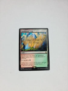 MTG Rootbound Crag Doctor Who 0300 Regular Rare - Bild 1 von 1