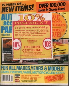 Catálogo de piezas y accesorios de automóviles J.C. Whitney & Company 1983 #439 121919AMA - Imagen 1 de 1