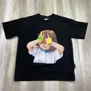 Acme De La Vie ADLV Shirt Size 1 Large Black Loose Baby Face Donuts Glasses - Picture 1 of 14