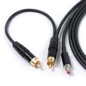 Current Doubler Cioks RCA DC Cable for 9V or 12V guitar Pedal Board - Picture 1 of 6