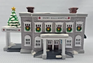 Department 56 The Original Snow Village SNOWY HILLS HOSPITAL *READ* - Picture 1 of 24
