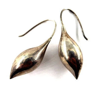 MICHAEL DAWKINS Таиланд серебро капли серьги винтажный модернист 925 - Изображение 1 из 4