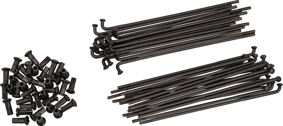 Juego de radios de rueda trasera Yamaha XT500 acero inoxidable recubierto de negro Foto 1 de 1