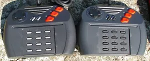 Atari Jaguar JOYSTICK CONTROLLERs 2EA NEW NO BOX 1 GREY AND 1 BLACK BUTTON - Picture 1 of 3