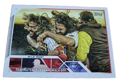 Tarjeta del equipo de béisbol MLB 2023 Topps #303 Wild West San Diego Padres (L5 Foto 1 de 2