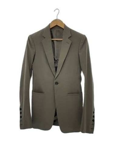 Rick Owens Giacca su misura 46 Lana BEG Colore tinta unita RU17F8751 ZL