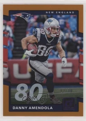 2017 Panini Donruss Jersey Number /80 Danny Amendola #69 - Image 1 of 2